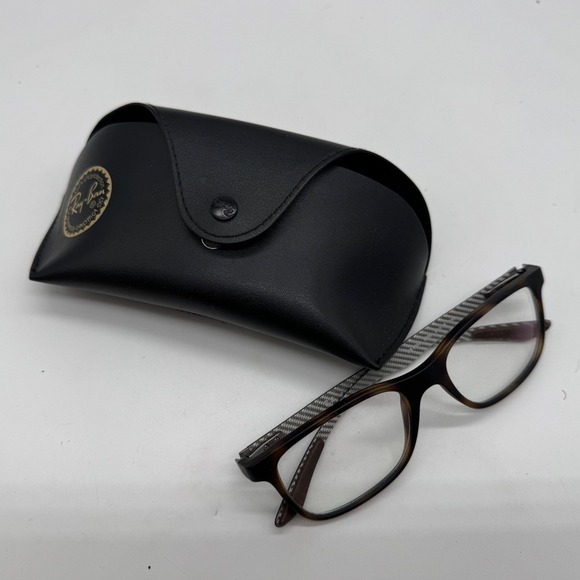 Ray-Ban Other - Ray-Ban RB 8903 5200 Carbon Fiber Tortoise Eyeglass Frames 53-18-145 Tech